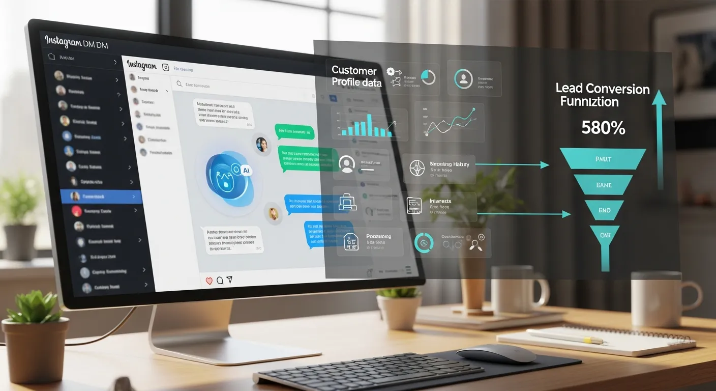 2025 중소기업 인스타그램, 'AI 기반 초개인화 DM 자동화'로 잠재고객 전환율 580% 폭발! 5단계 정밀 타겟팅 전략 - SNS Marketing 마케팅 가이드