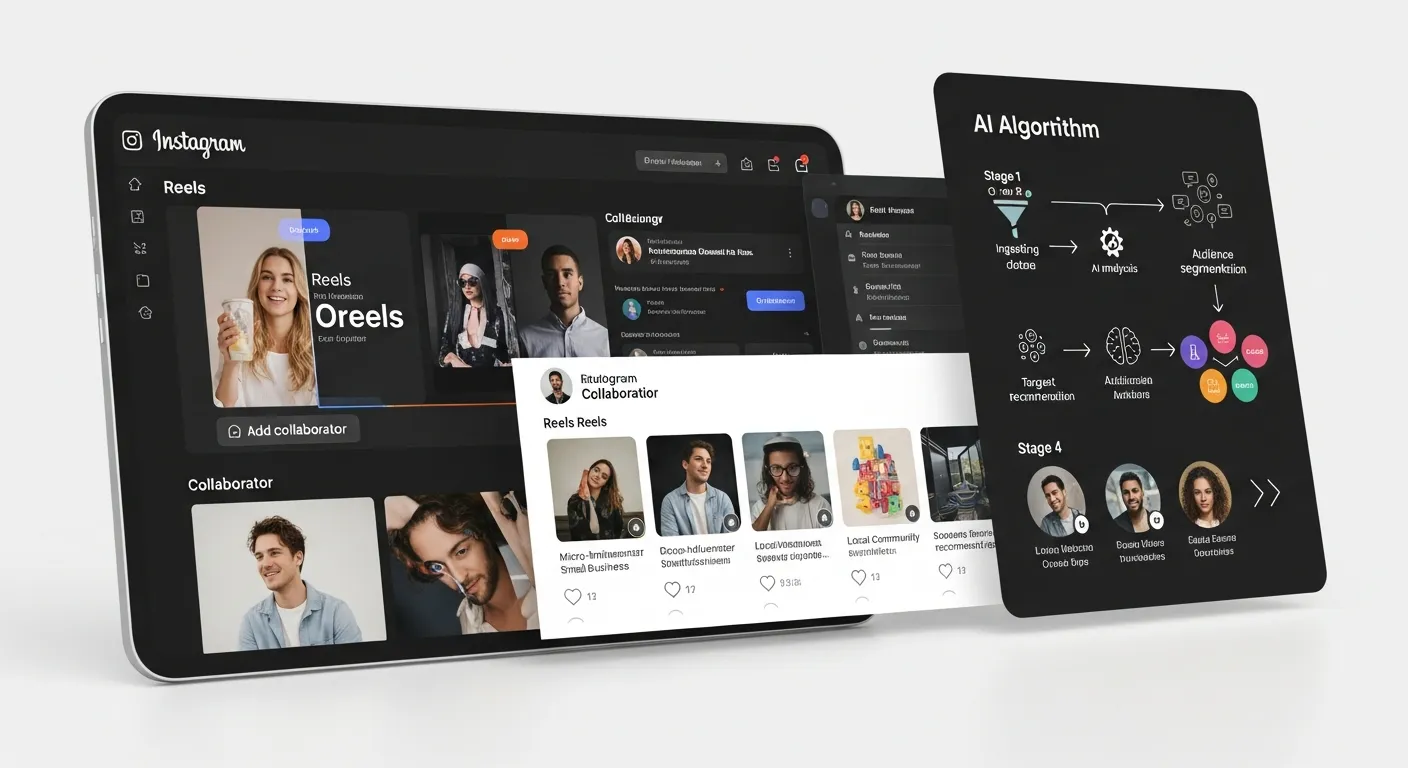 2025 중소기업 인스타그램: '릴스 콜라보'로 도달 810% 폭발! AI 기반 5단계 팬덤 확장 전략 - SNS Marketing 마케팅 가이드
