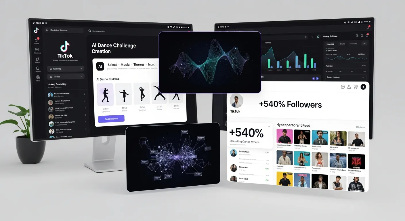 2025 틱톡 마케팅: 'AI 댄스 챌린지 자동 생성'으로 팔로워 540% 폭발! 5단계 초개인화 팬덤 전략 - SNS Marketing 마케팅 가이드