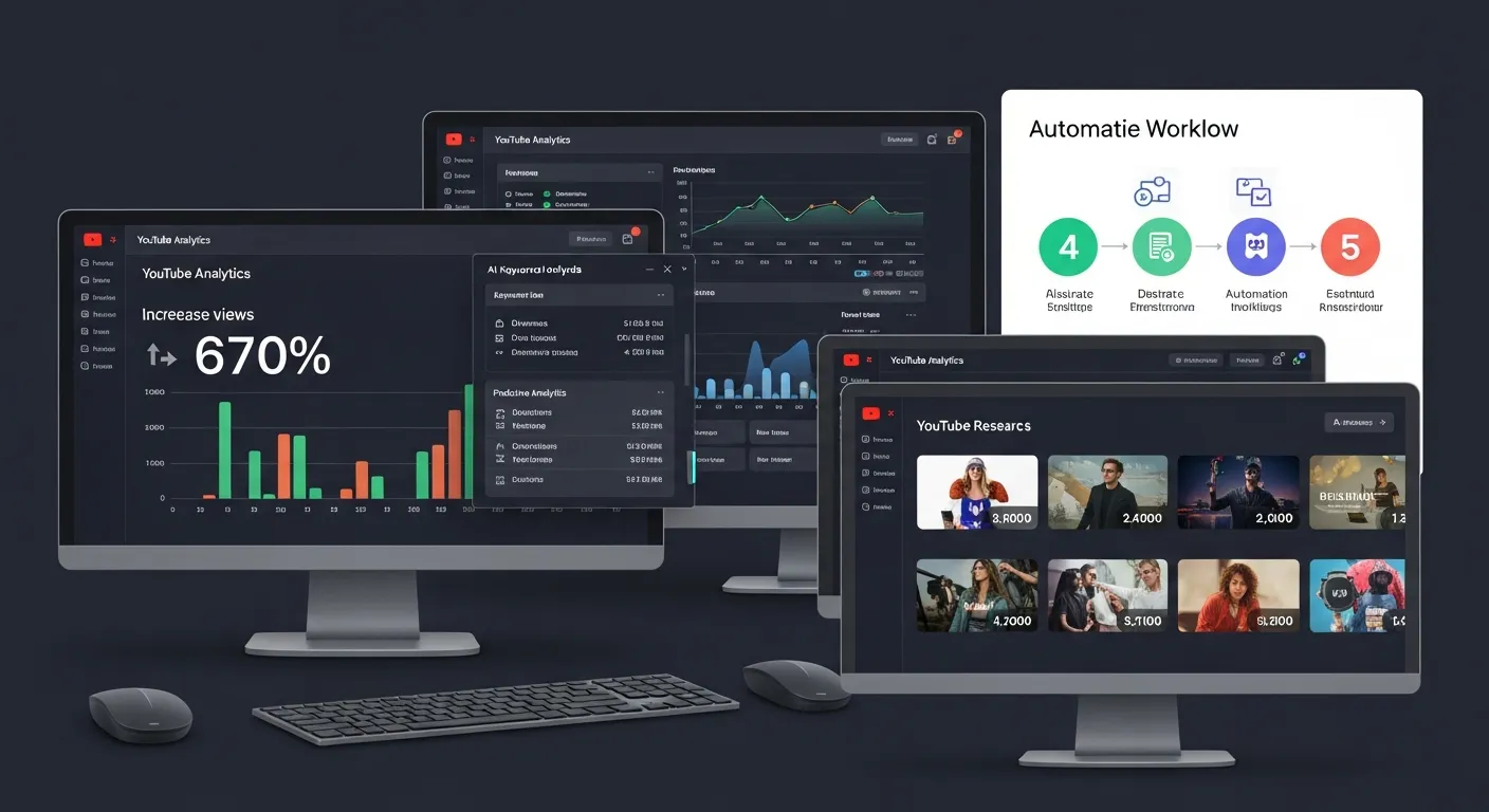 2028 유튜브 SEO: 'AI 키워드 분석 & 틈새 시장 공략'으로 조회수 670% 폭발! 5단계 자동화 전략 - Video Marketing 마케팅 가이드