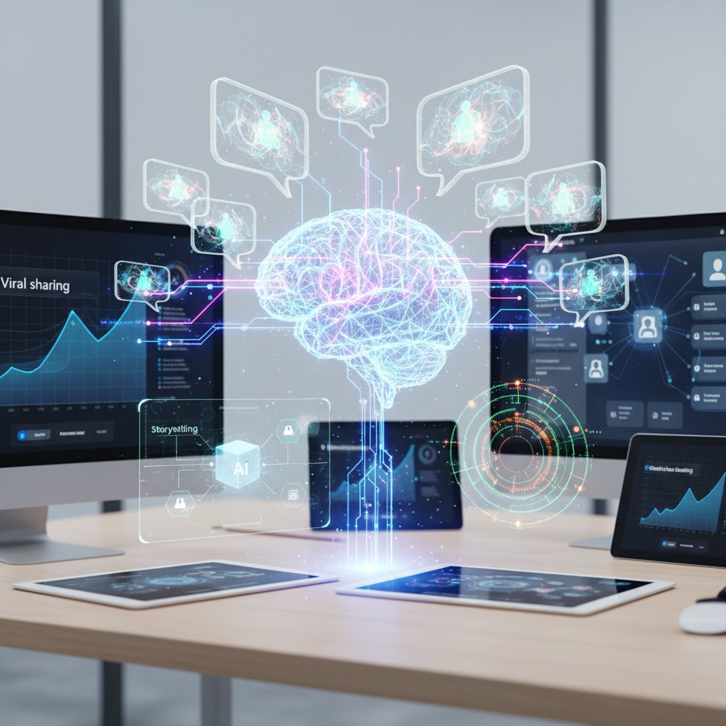 2025년 입소문 마케팅: '스토리텔링 + AI 공감' 전략으로 공유율 910% 폭발! 5단계 확산 비법 - Viral Marketing 마케팅 가이드