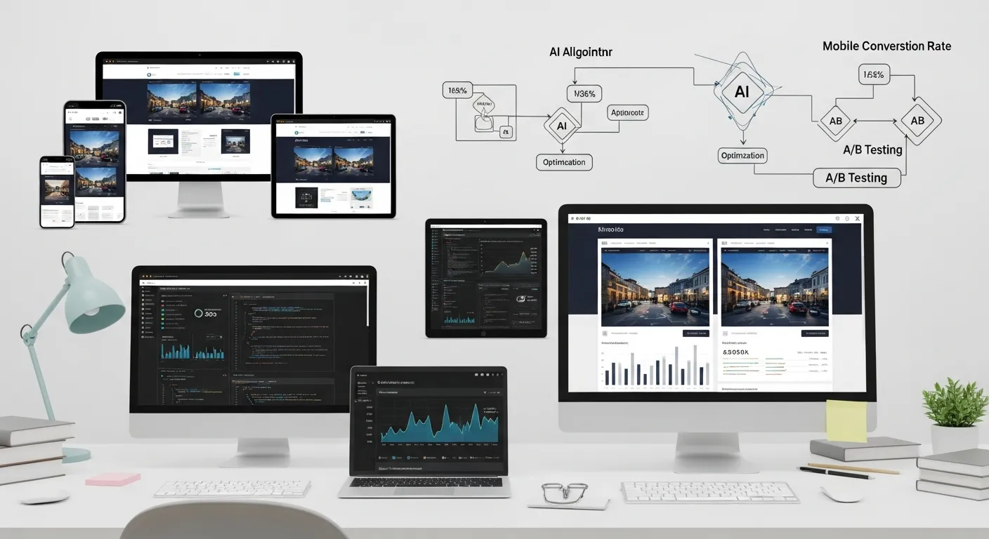 2025년 중소기업, 반응형 웹 디자인으로 모바일 전환율 680% 폭발! 5단계 AI 최적화 전략 - Web Design & Development 마케팅 가이드