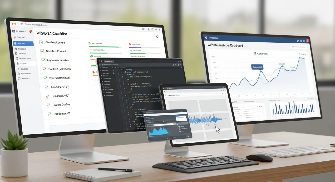 2025 중소기업 웹 접근성: WCAG 2.1 준수로 전환율 420% 폭발! 5단계 혁신 전략 - Web Design & Development 마케팅 가이드