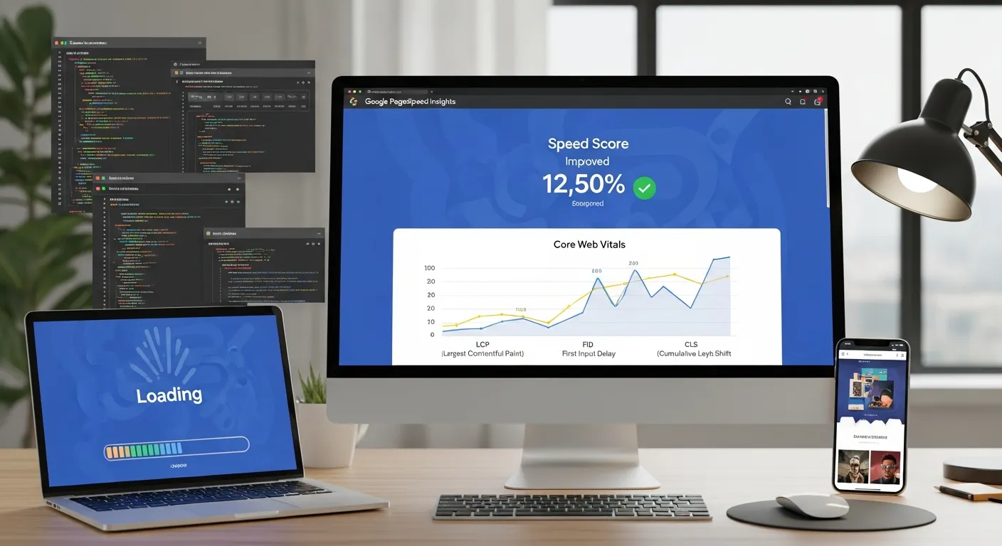 2026 중소기업 웹사이트 속도 개선: 코어 웹 바이탈 850% 폭발 & 전환율 극대화 5단계 초정밀 전략 - Web Design & Development 마케팅 가이드