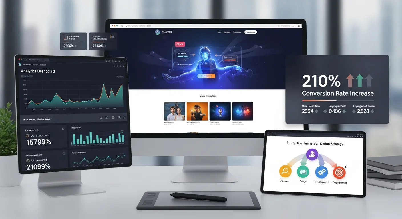 2027년 중소기업 웹사이트: '인터랙티브 디자인'으로 전환율 210% 급증! 5단계 사용자 몰입형 설계 전략 - Web Design & Development 마케팅 가이드